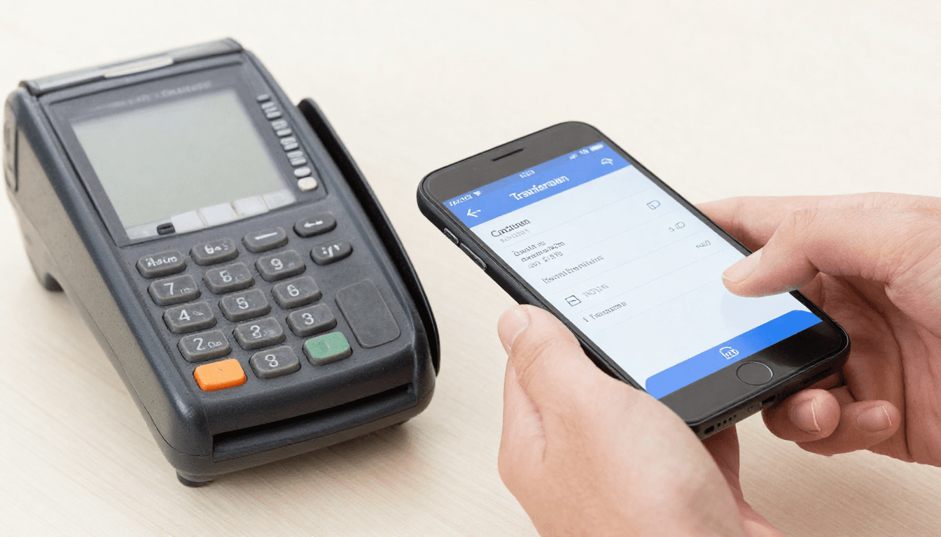 Paiement direct par carte bancaire sur un terminal de paiement